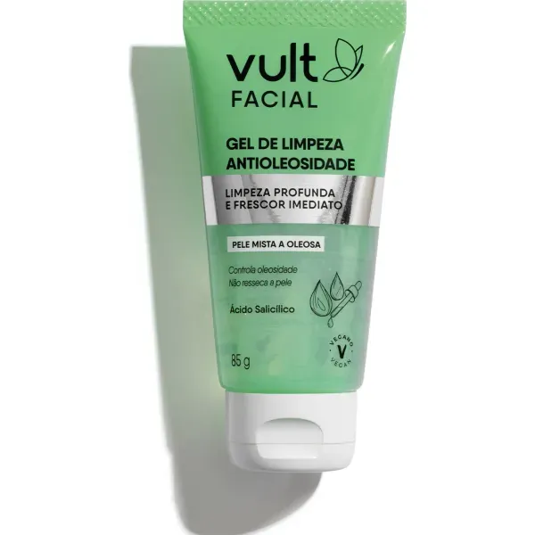 13262 - Gel de Limpeza Antioleosidade Facial 85g Vult 13262 - Gel de Limpeza Antioleosidade Facial 85g Vult